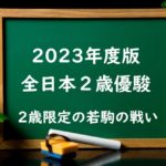 【2023年】全日本2歳優駿の日程時間はいつ？出走予定馬の予想！指定席や過去結果