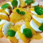 柿とモッツァレラのカプレーゼ！モッツァレラチーズのフルーツサラダの人気レシピ
