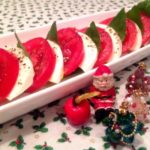カプレーゼのXmasレシピ！子供が喜ぶクリスマスメニュー簡単！かわいい盛り付け方
