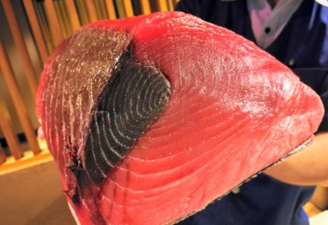 アニサキスがいる魚の種類：マグロ（アニサキスがいる確率は低い）