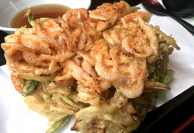 海老のかき揚げ天ぷらの冷凍できない具材：ごぼうは食感がふにゃふにゃする