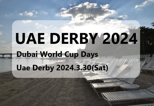 【2024年】UAEダービーの日本馬と登録馬！賞金や過去結果＋発走日程と日本時間