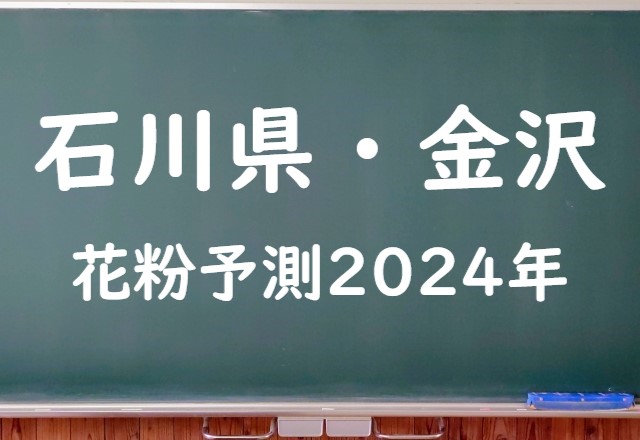 【2024年】金沢の花粉の予測情報！スギ・ヒノキの飛散状況はいつからいつまで？