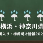【2024年】横浜の梅雨はいつからいつまで？梅雨入り予想と梅雨明け予測！神奈川県