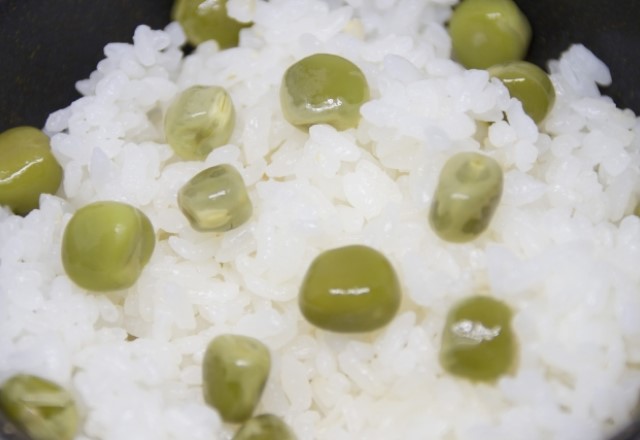 【豆ご飯】白だしと2合レシピ！ヤマキ割烹白だし！キッコーマンとミツカンの作り方