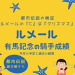 【有馬記念の騎手】2025年のルメールの騎乗馬！過去の成績は？クリスマス最強伝説