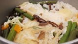 山菜ご飯の黄金比レシピ!人気の白だし+濃口醤油⇒3合と2合の簡単な作り方⇒2種