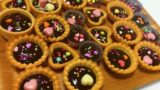 【生クリームなし】小さめ生チョコタルトの作り方！牛乳de簡単（バレンタイン大量生産）