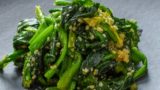 【電子レンジ】ほうれん草の辛子和えの時短レシピ！夕飯献立の簡単の副菜を紹介！
