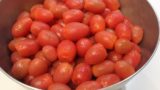 ミニトマトの湯むきの仕方！湯むきはお湯で時間は何分？冷凍保存と作り置きは日持ち