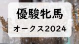 【2024年】オークスの日程と時間はいつ？優駿牝馬の出走予定馬！入場券や指定席