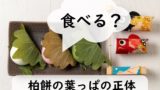 柏餅の葉っぱは食べれる？食べる地域は？かしわ餅の葉っぱの正体！食べてしまったら？