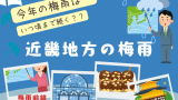 【2026年】大阪・京都・奈良の梅雨入り予想!梅雨明け予測!平年の関西・近畿地方