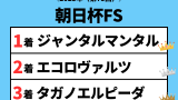 【朝日杯フューチュリティステークス】2023年の結果!払い戻しとレース成績
