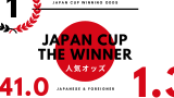 ジャパンカップの優勝馬!勝ち馬は何番人気?オッズは何倍?過去10年・20年と歴代