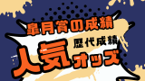 【皐月賞】1着の優勝馬は何番人気?オッズは何倍?過去10年・20年の成績