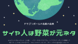【野菜の名前】ドラゴンボールのサイヤ人の名前の元ネタ解説!全員の名前の由来を解説