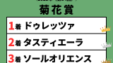 【菊花賞】2023年の結果！払い戻しとレース成績！掲示板内・配当・着順
