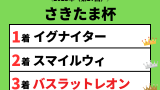 【さきたま杯】2023年の結果!払い戻しとレース成績!掲示板内・配当・着順