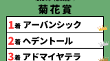 【菊花賞】2024年の結果！払い戻しとレース成績！掲示板内・配当・着順