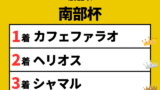 【南部杯】2022年の結果!払い戻しとレース成績!掲示板内・配当・着順