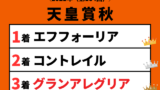 【天皇賞秋】2021年の結果!払い戻しとレース成績!掲示板内・配当・着順