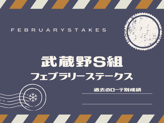 【フェブラリーS】武蔵野ステークス組の成績!フェブラリーステークスの過去10年