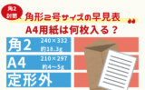 【角2封筒】A4サイズの書類は何枚まで郵送できる？定形外50g・100g以内用