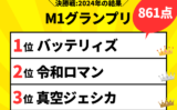 【エムワン】2024年の速報結果！M-1グランプリの決勝戦の得点・順位・途中経過
