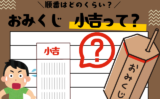 【おみくじ】小吉の順番とは？意味や解釈の簡単説明！小吉は結ぶ？持って帰る？