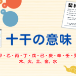 【十干の意味一覧】順番別の早見表（読み方・音読み・訓読み・五行陰陽）