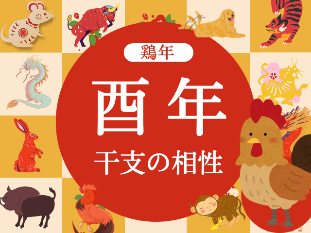【鶏年】酉年と相性の良い干支と悪い干支（2026年度版:とりどし）