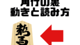 角は成ると?裏側の漢字の読み方は?動き方は?将棋の駒裏の文字(竜馬編)
