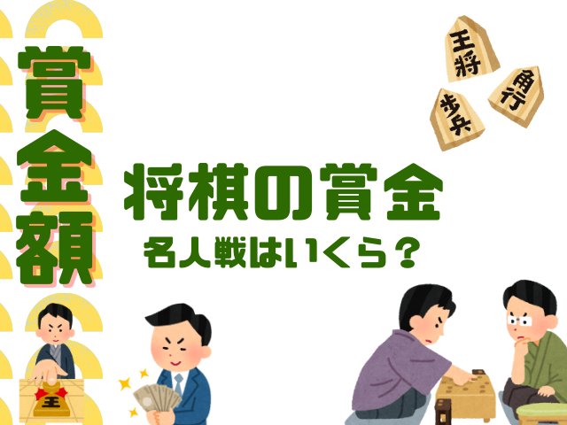 【将棋】名人戦の賞金はいくら?2026年の優勝賞金・準優勝の金額