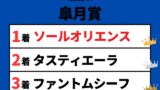 【皐月賞】2023年の結果！払い戻しとレース成績！掲示板内・配当・着順