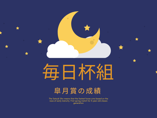 【皐月賞】毎日杯からのローテ成績!過去の傾向データ